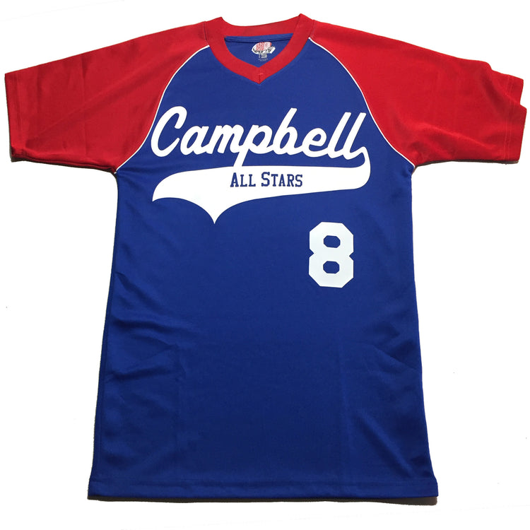 V-Neck Baseball Jersey & Sport Tees