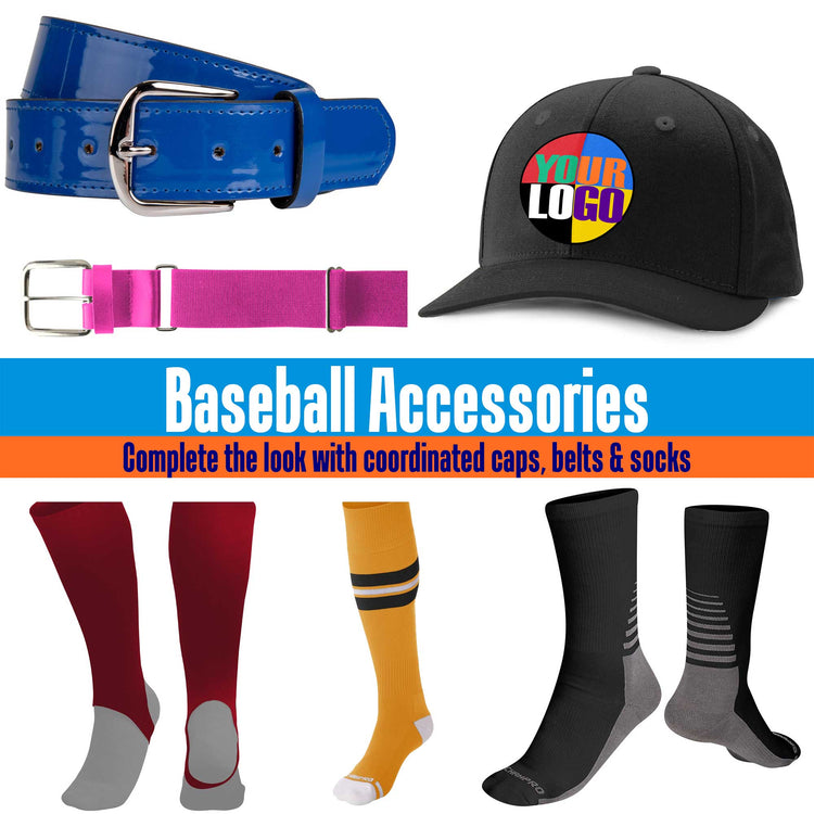 Baseball Socks Belts and Caps