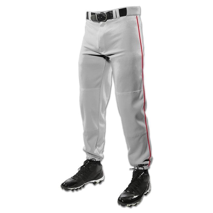 Ankle Length Baseball Pant With Piping, Mens, Boys