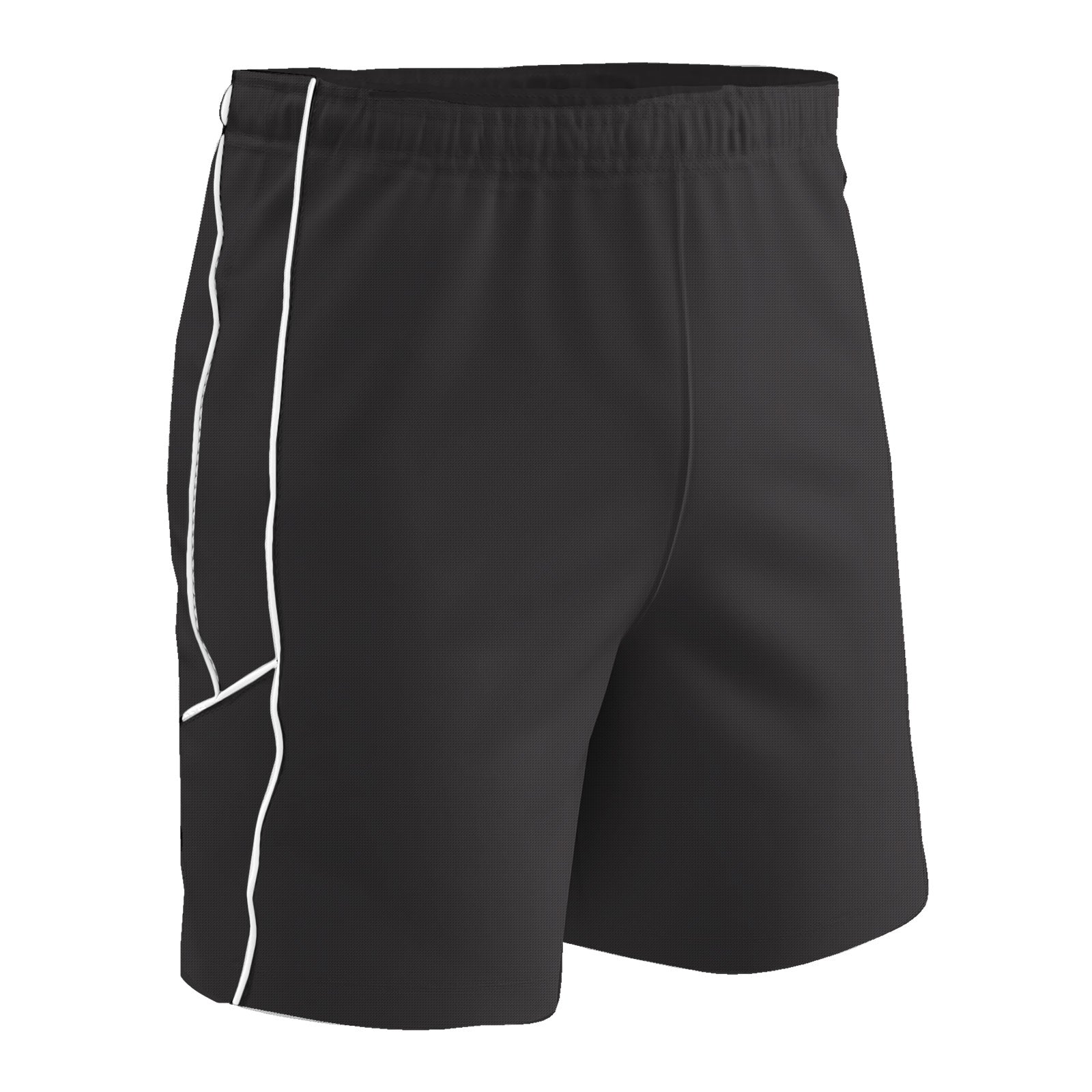 Header Soccer Short Black, Black, White Adult Large