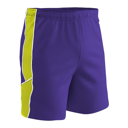 Header Soccer Short Forest Green, Optic Yellow, White Adult Large