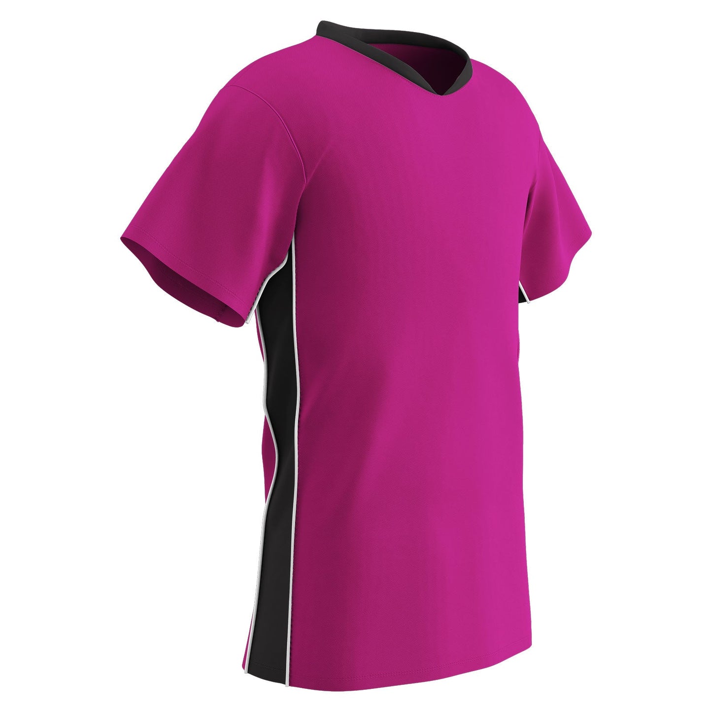 Header Men's Soccer Jersey, 2 Color Trim with Piping V-Neck, Adult