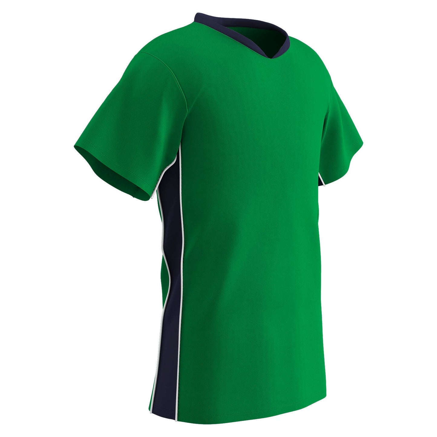 Header Men's Soccer Jersey, 2 Color Trim with Piping V-Neck, Adult