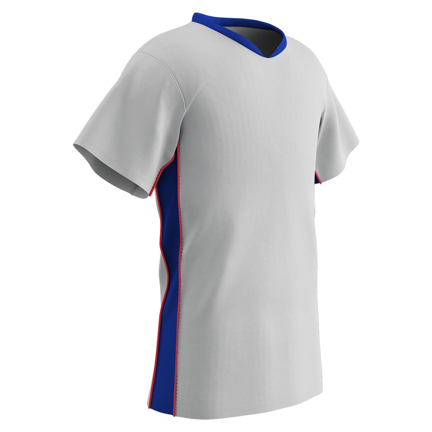 Header Boys Soccer Jersey, 2 Color Trim with Piping V-Neck, youth