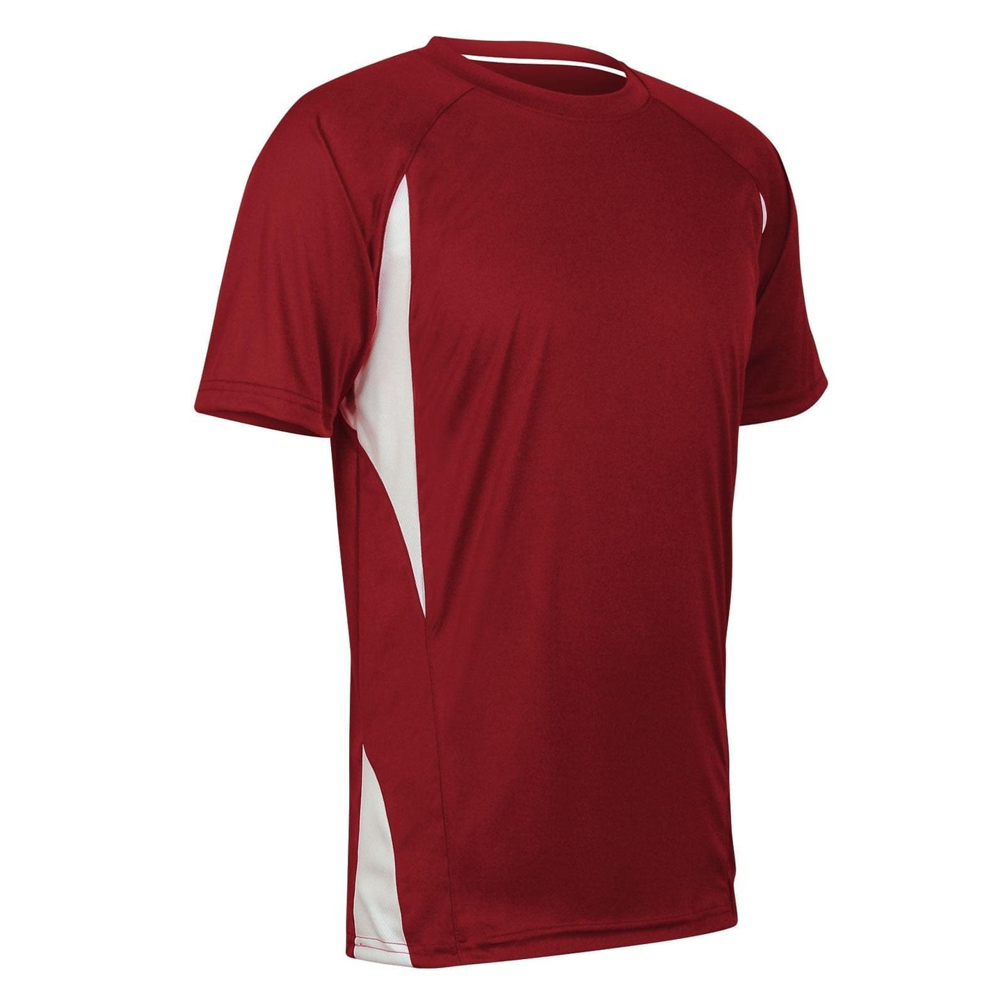 Crew Neck 2 Color Baseball Jersey, Adult