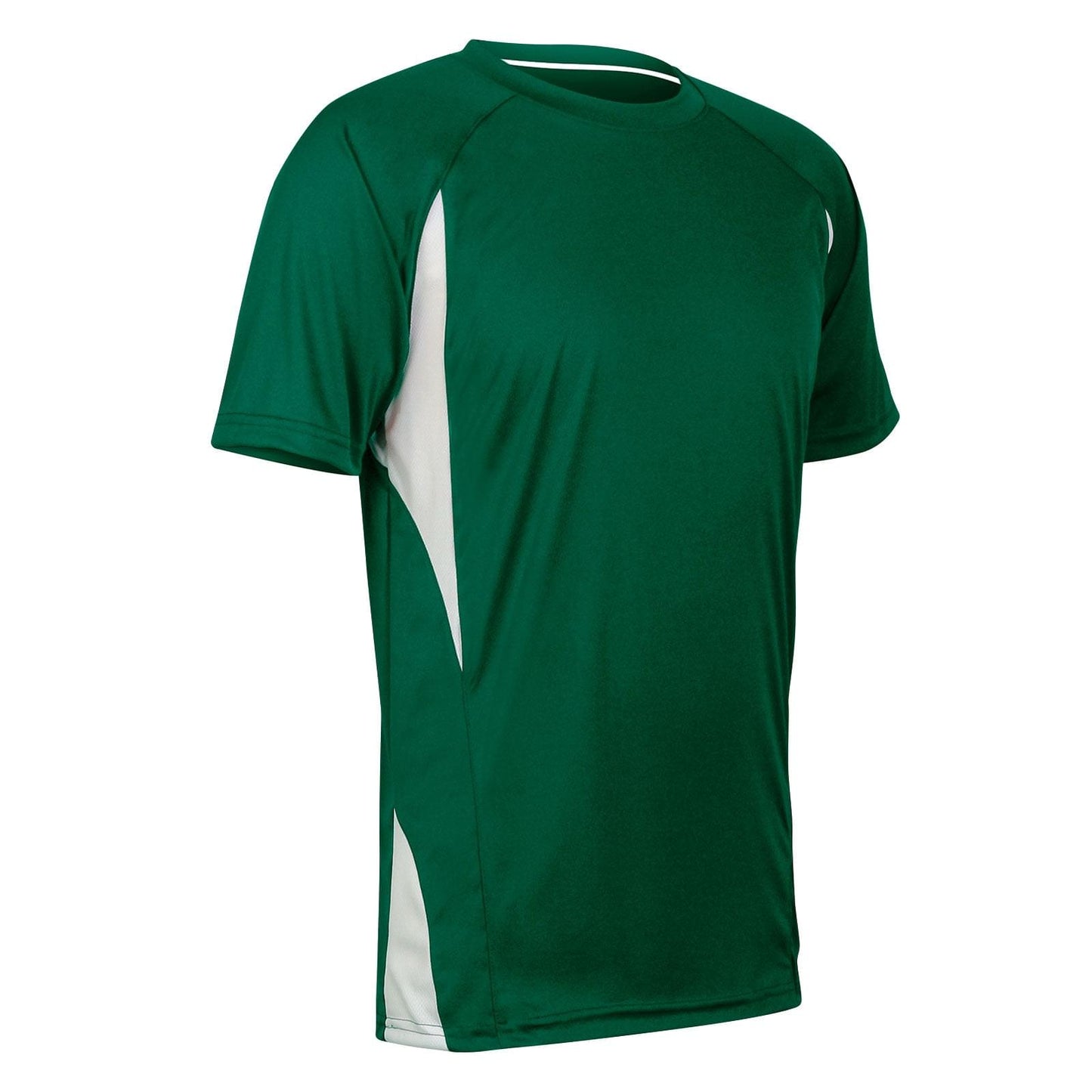 Crew Neck 2 Color Baseball Jersey, Adult