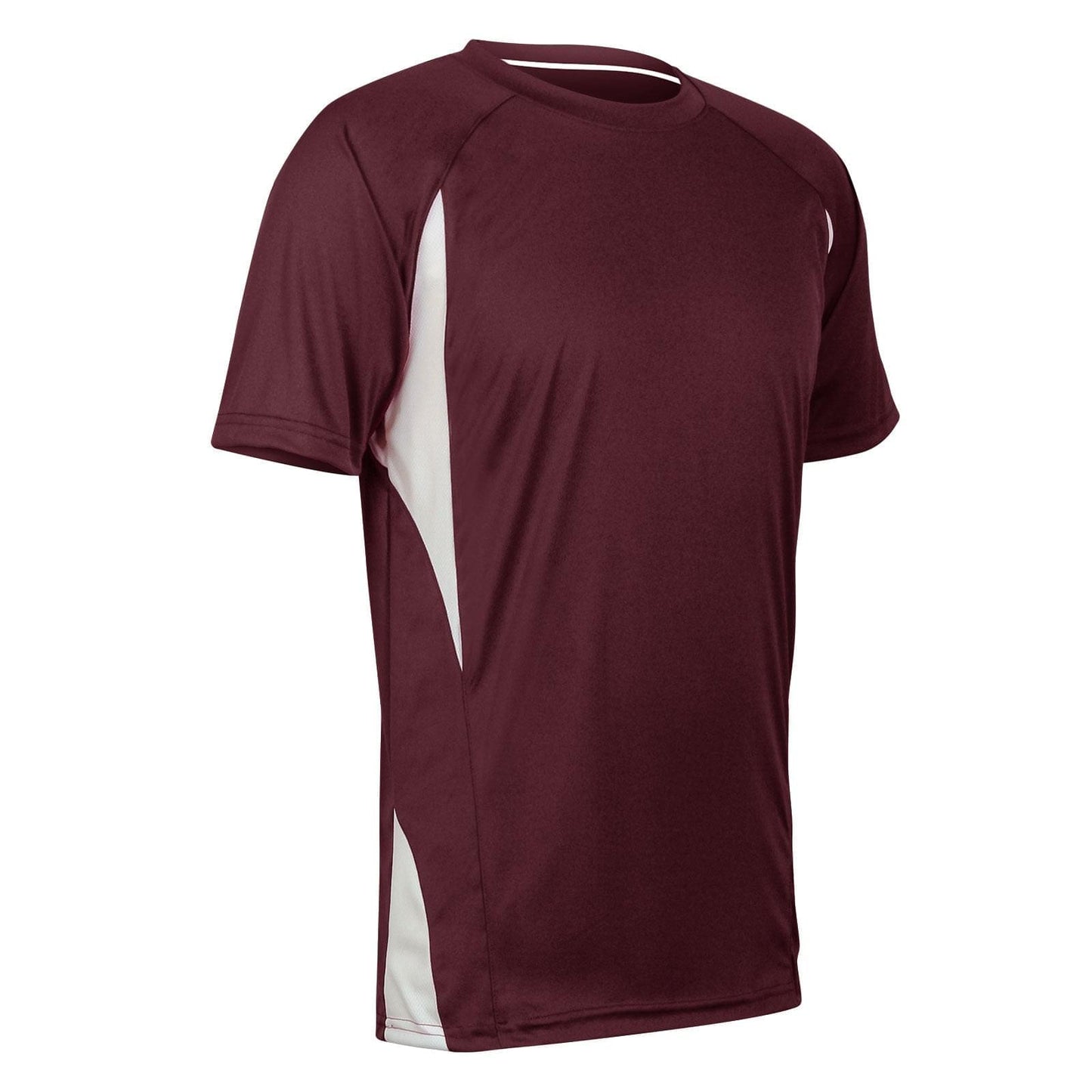 Crew Neck 2 Color Baseball Jersey, Adult
