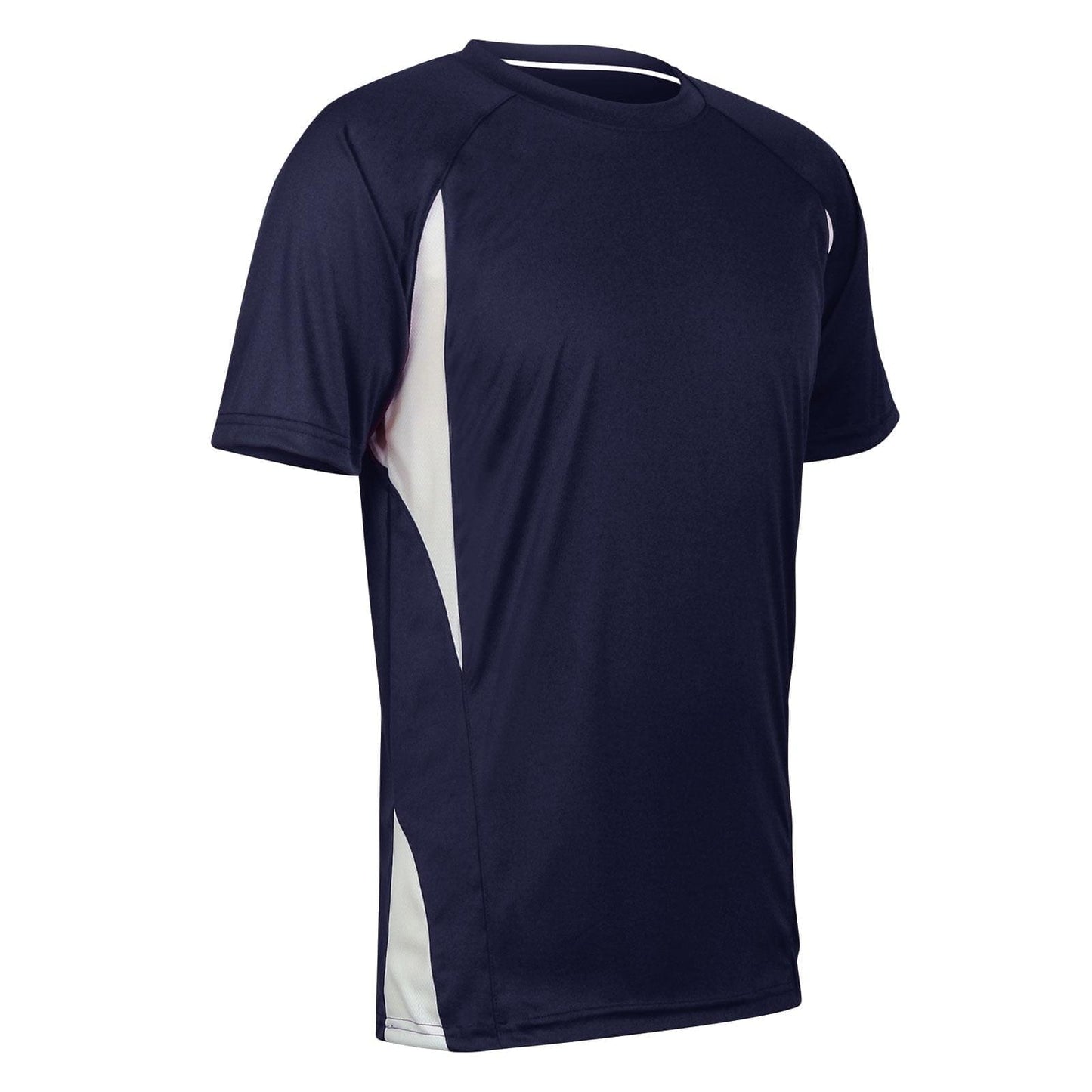 Crew Neck 2 Color Baseball Jersey, Adult