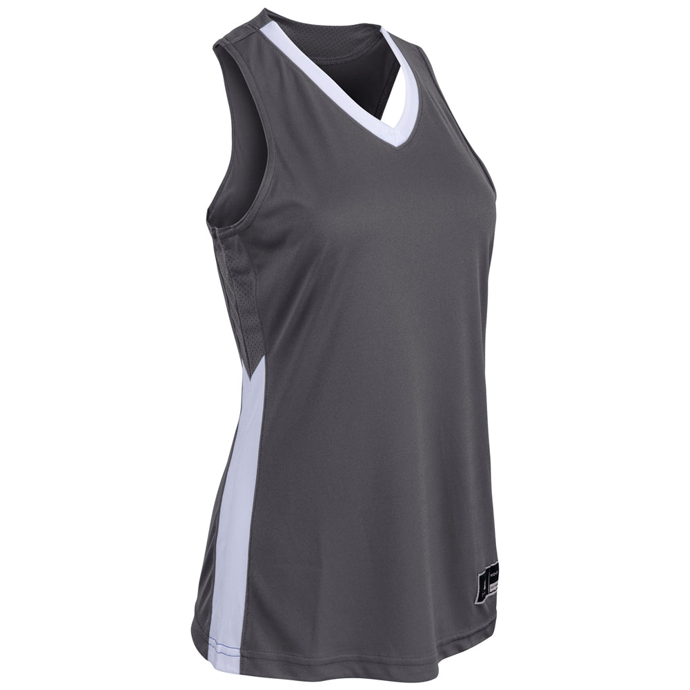 Icon 2 Color Women's Basketball Jersey V-Neck Moisture Wicking