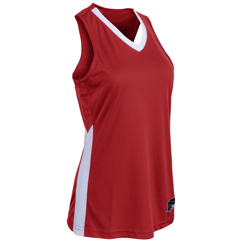 Icon 2 Color Women's Basketball Jersey V-Neck Moisture Wicking