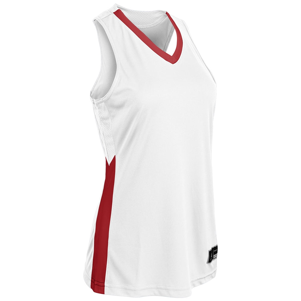 Icon 2 Color Women's Basketball Jersey V-Neck Moisture Wicking
