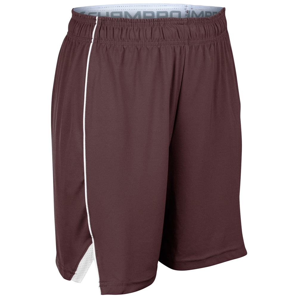 Elite Moisture Wicking Girls Basketball Short With Side Piping, Youth