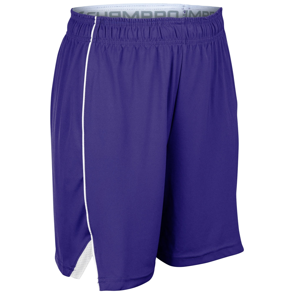 Elite Moisture Wicking Girls Basketball Short With Side Piping, Youth