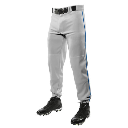 Ankle Length Baseball Pant With Piping, Mens, Boys