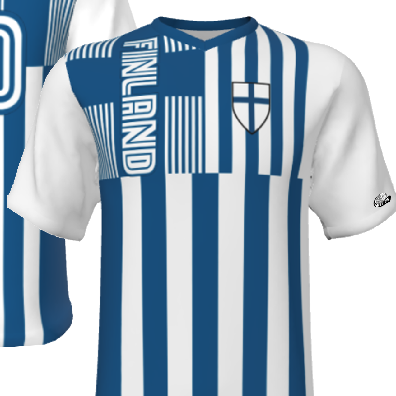 Custom Finland Soccer Jersey, Customized with your name and number on back, National Finland Soccer Team, Finland Gift, Finnish Soccer