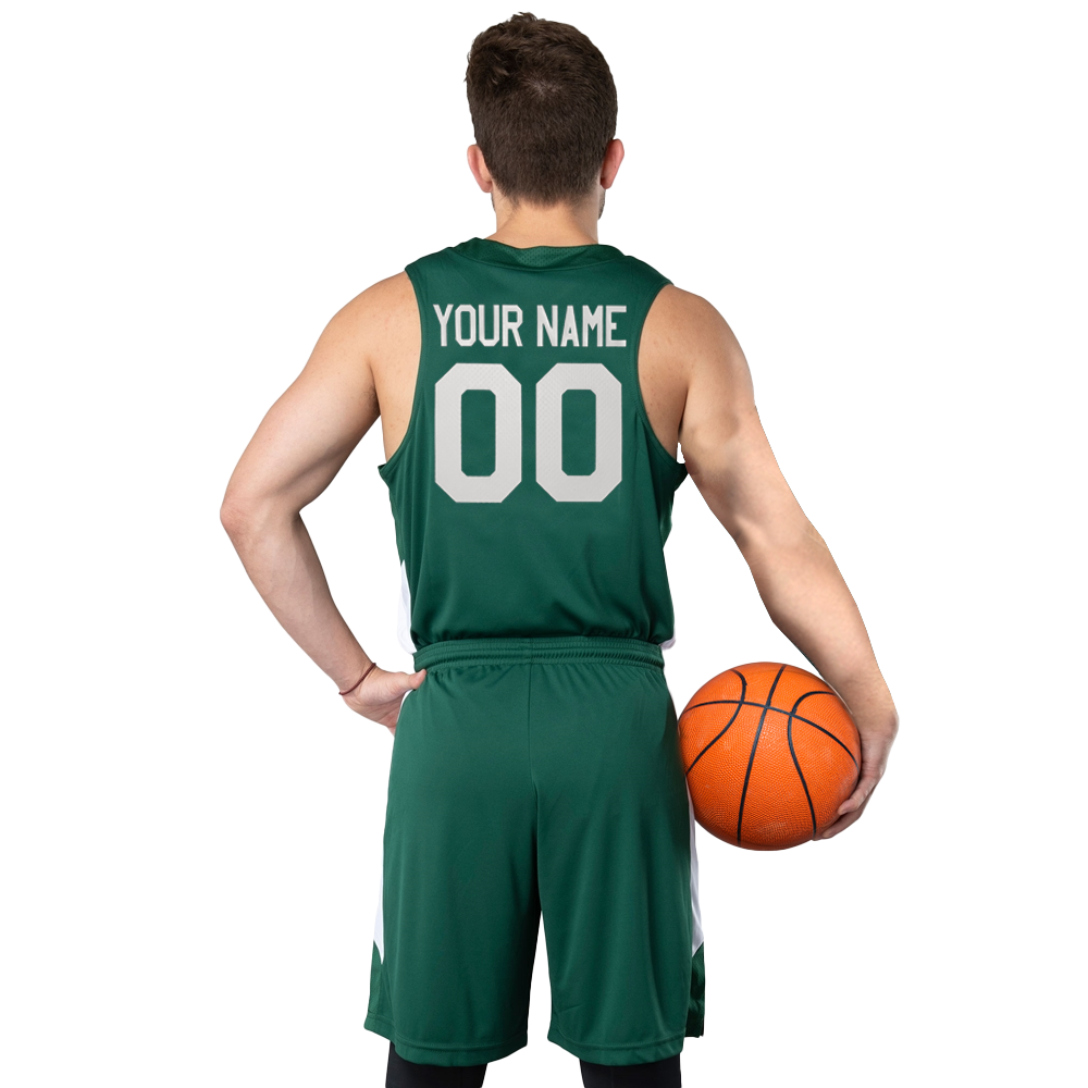 Men's Custom Basketball Jerseys, Contrasting Mesh Side Stripe, Affordable Quality, v neck Collar, Team Name, Player Name and Player Number