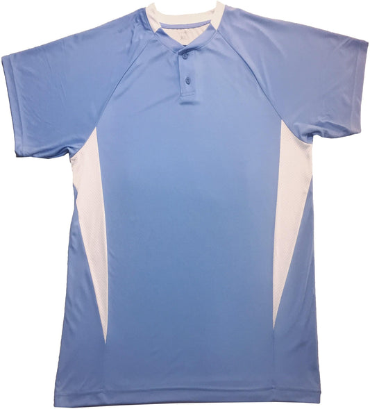 Clean-Up 2 Button 2-Color Moisture Wicking Jersey, Boys