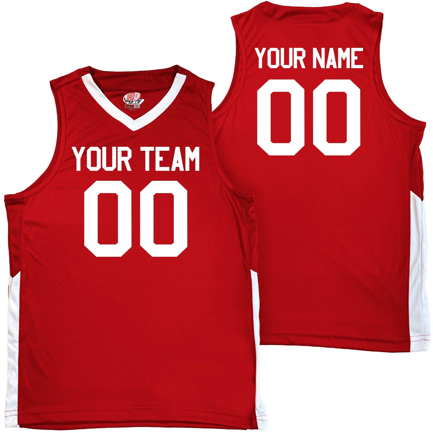 Men's Custom Basketball Jerseys, Contrasting Mesh Side Stripe,  Affordable Quality, v neck Collar, Team Name, Player Name and Player Number