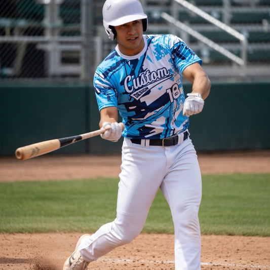 Chaos Retro Baseball Jersey – 80s Scrapbook Mash‑Up Design – Customizable