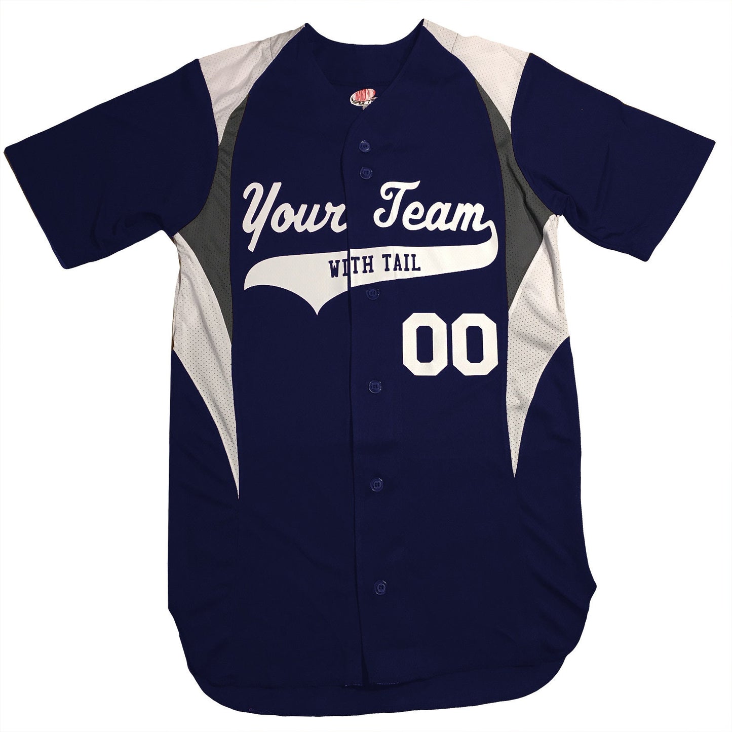 Custom 3 Color Baseball Uniform | Personalized Jersey with Team, Player, Numbers | Red, Graphite, Black, Purple, Royal, White or Black