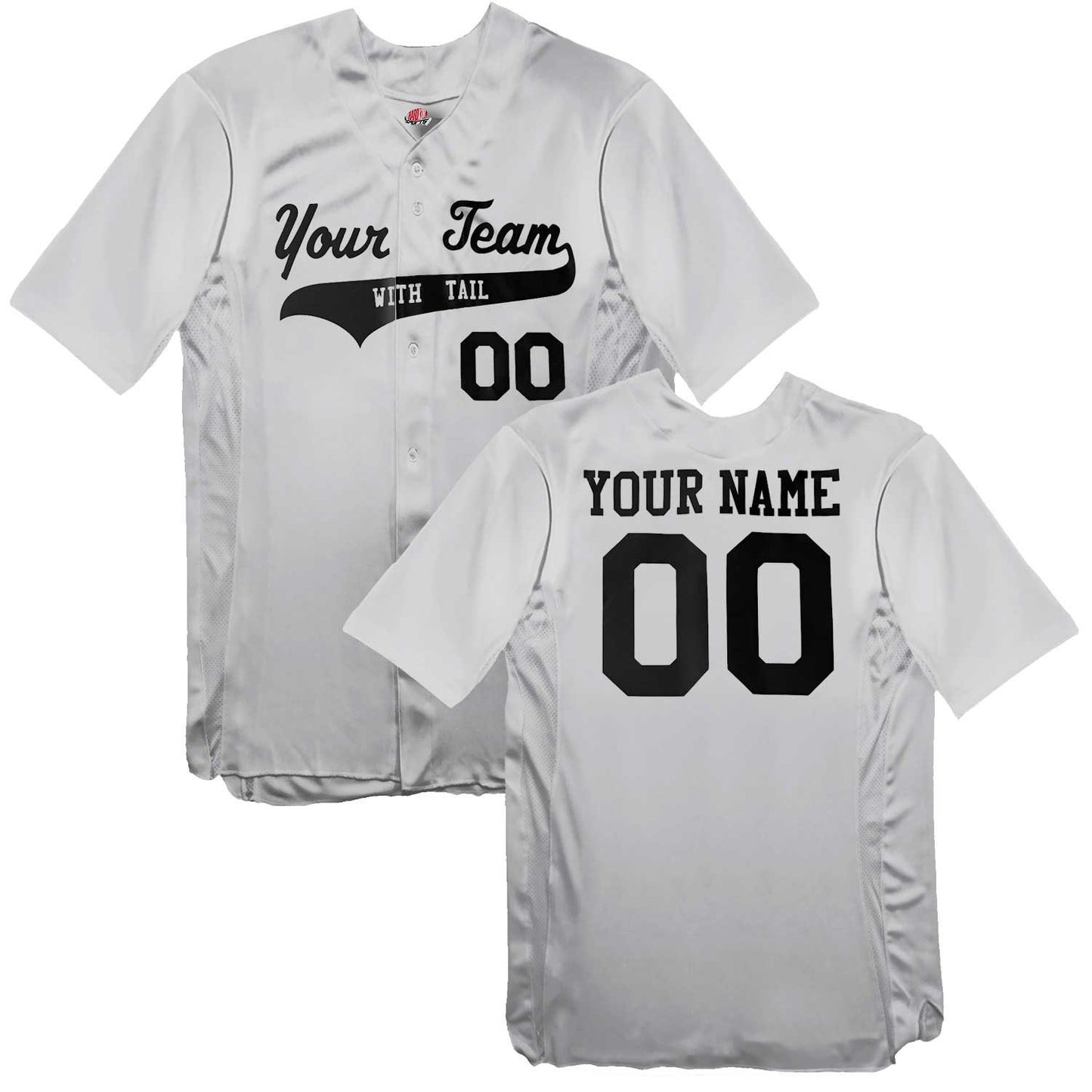 Solid Color 6 Button Double Knit Full Button Down Baseball Jersey | Custom Jersey with Team, Player, Numbers