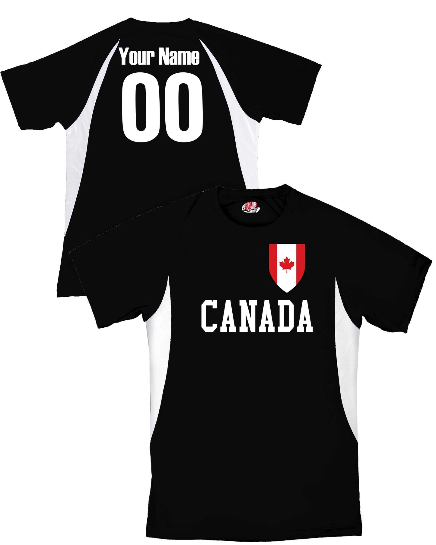 Custom Canada Soccer Jersey Personalized with Your Names and Numbers in Your choice of colors