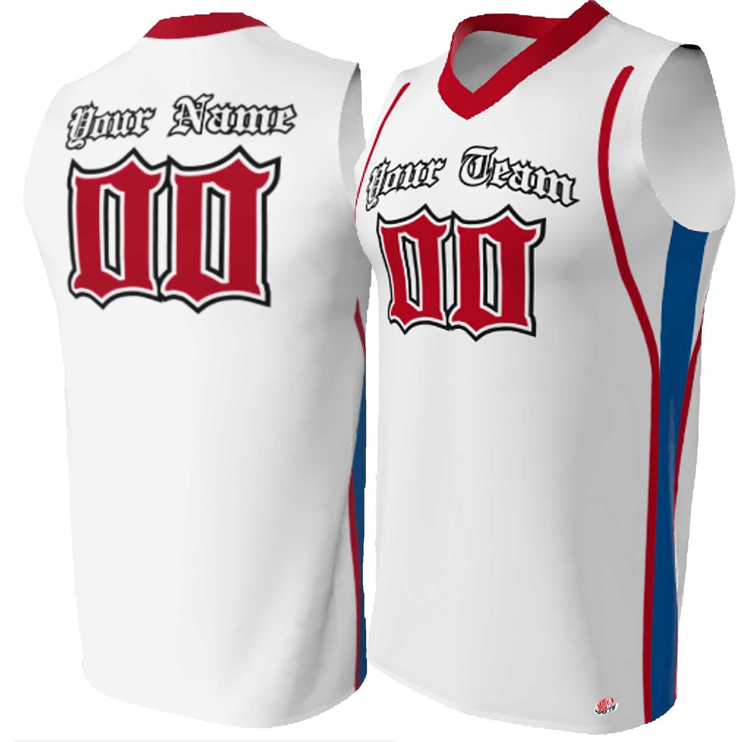 Custom Old English Basketball Jersey: Personalized Team Uniform