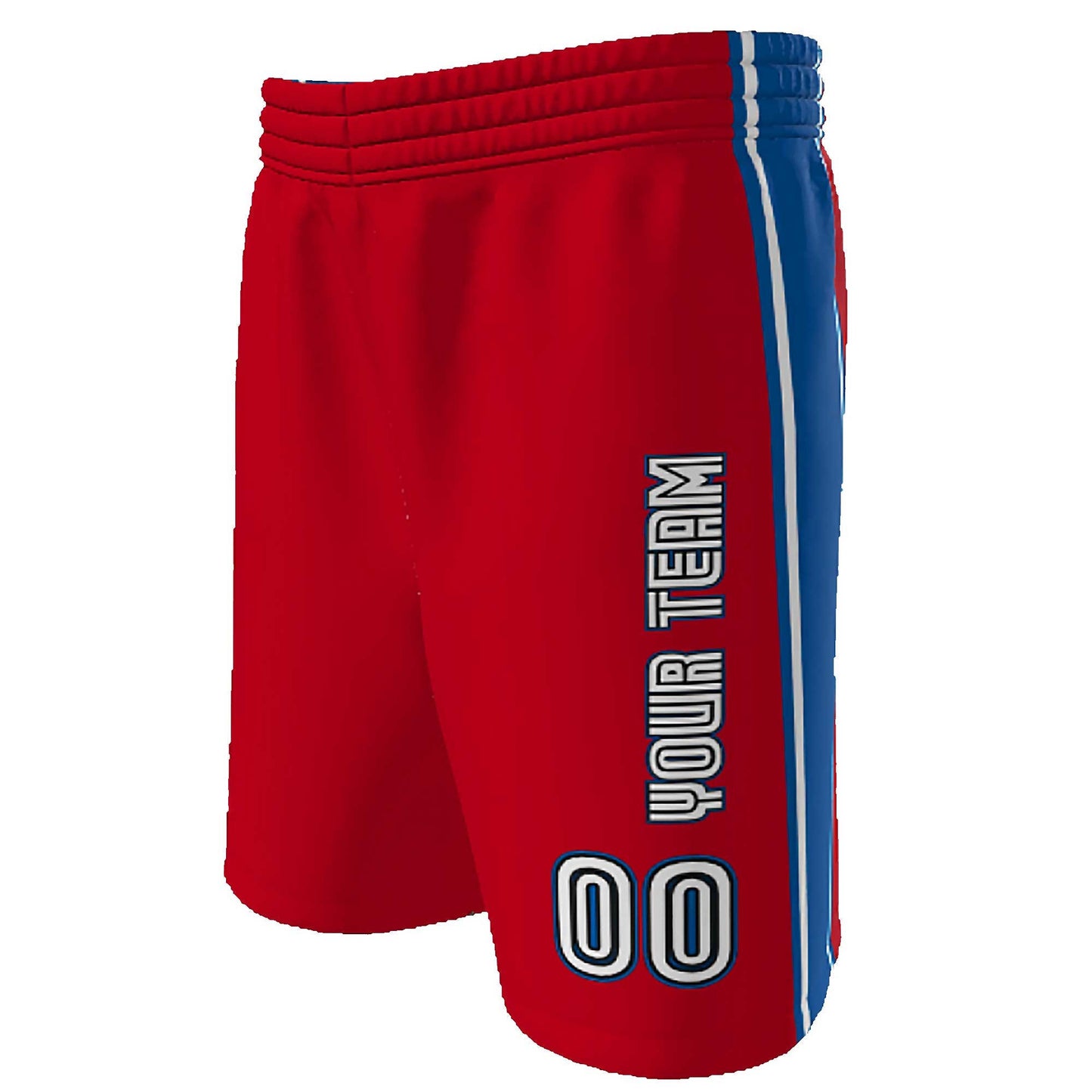 Retro 3-Color Custom Basketball Shorts: Old School Design
