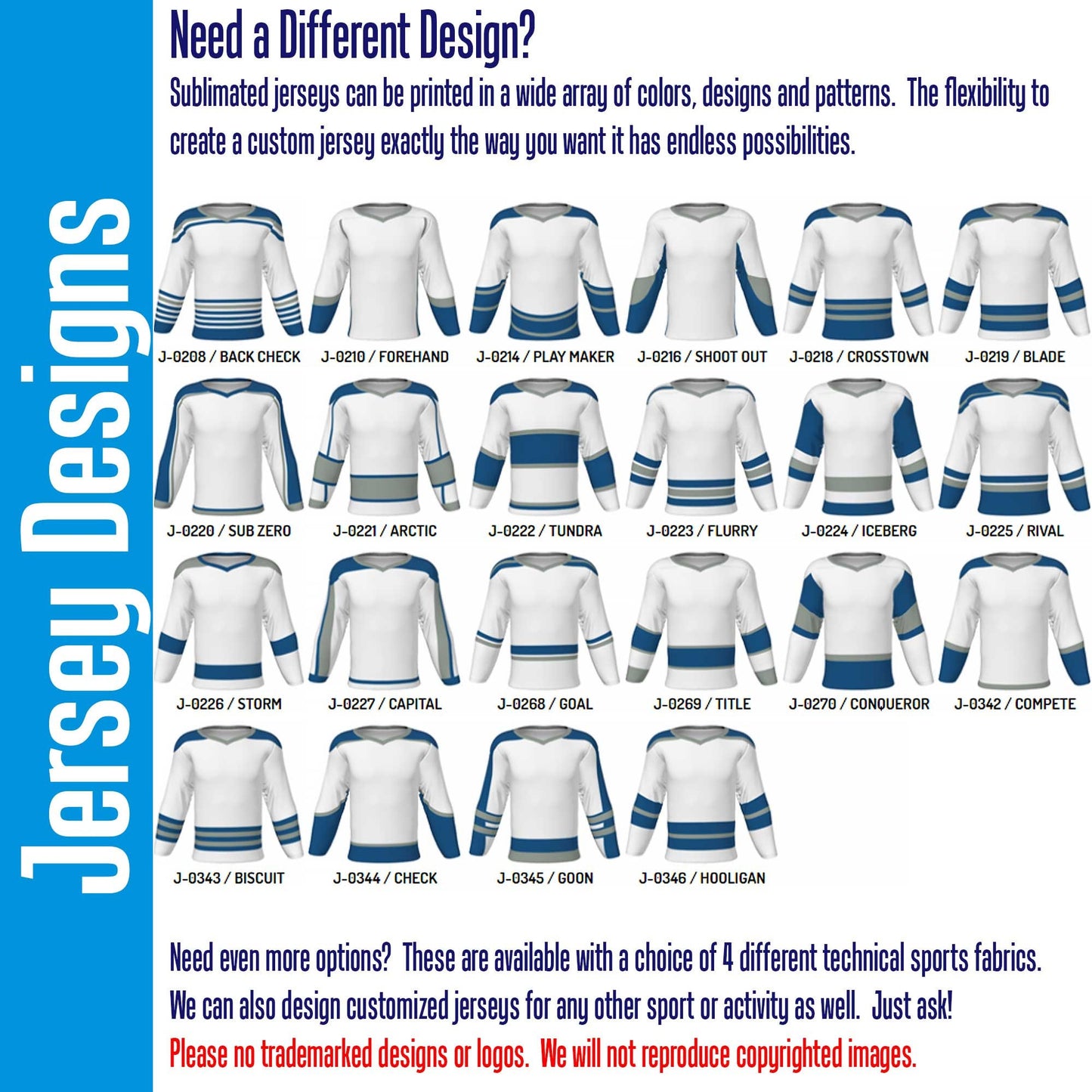 Lace up Neck Custom Hockey Jerseys - USA Shield Your Team Hockey Design, Multi stripe, Player Name and Numbers, Birds Eye Mesh, Sublimated