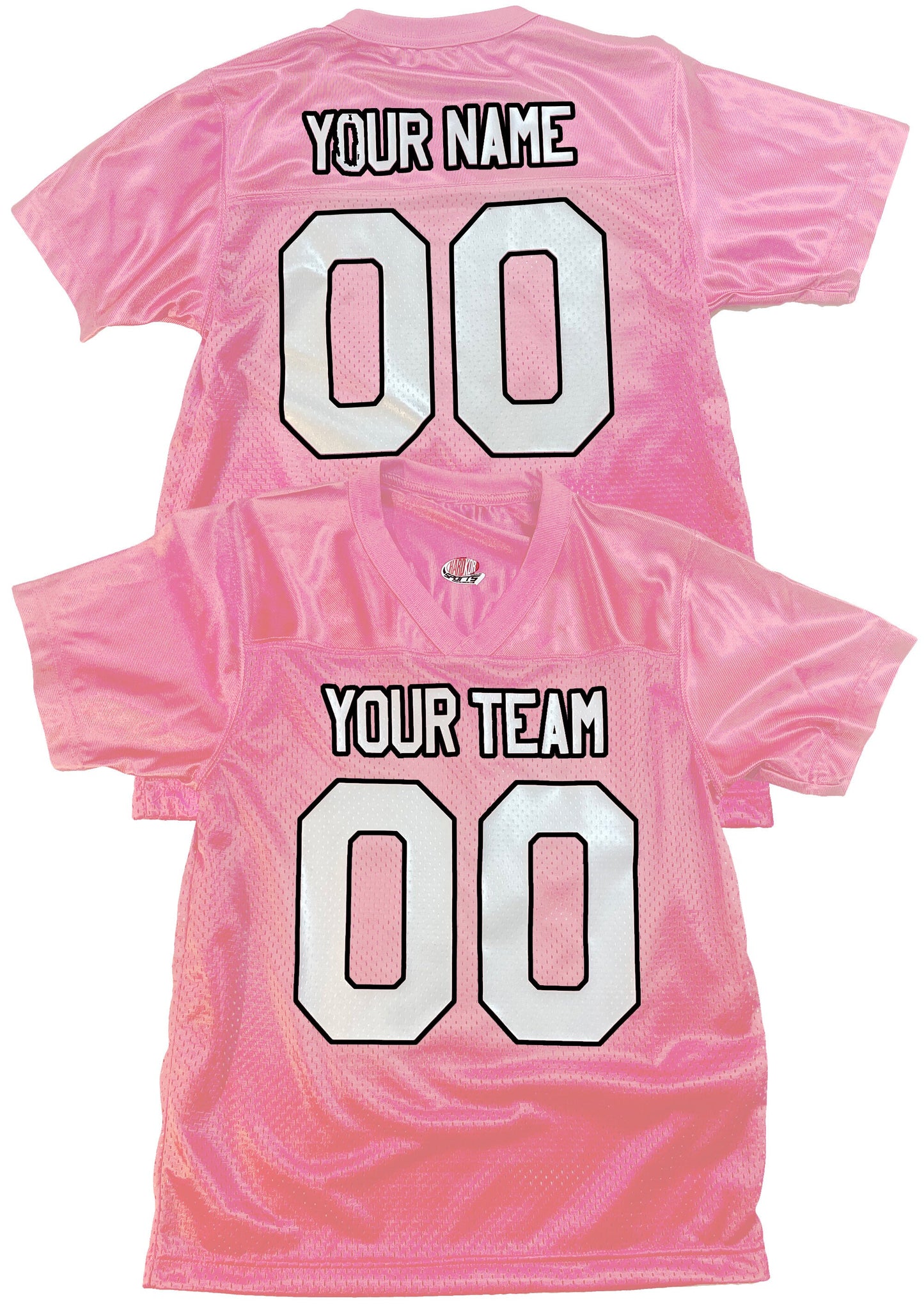 2 Color Print, Custom Football Jersey, Real Fan Jersey, Authentic materials, Customized in USA | Professional Industry Standard Pro Vinyl