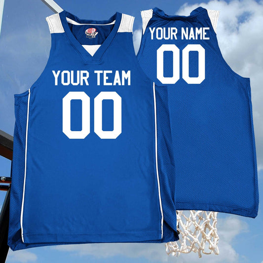 Custom Basketball Jerseys, 15 Colors, Piping Sides, Mesh Back, Contrast Shoulders | Includes Team name player Name numbers, Fully Customized