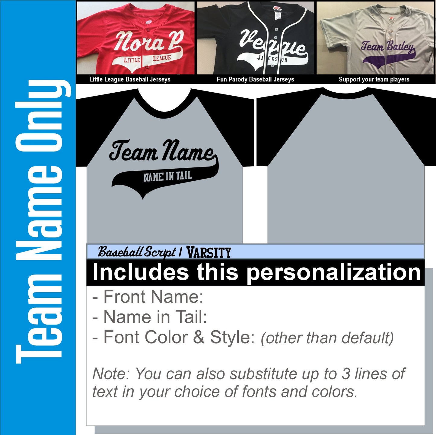 Personalized Baseball Raglan Color Block Tee Cotton Poly blend, Custom options for any budget , Team Name, Player Name, Player Numbers, Logo