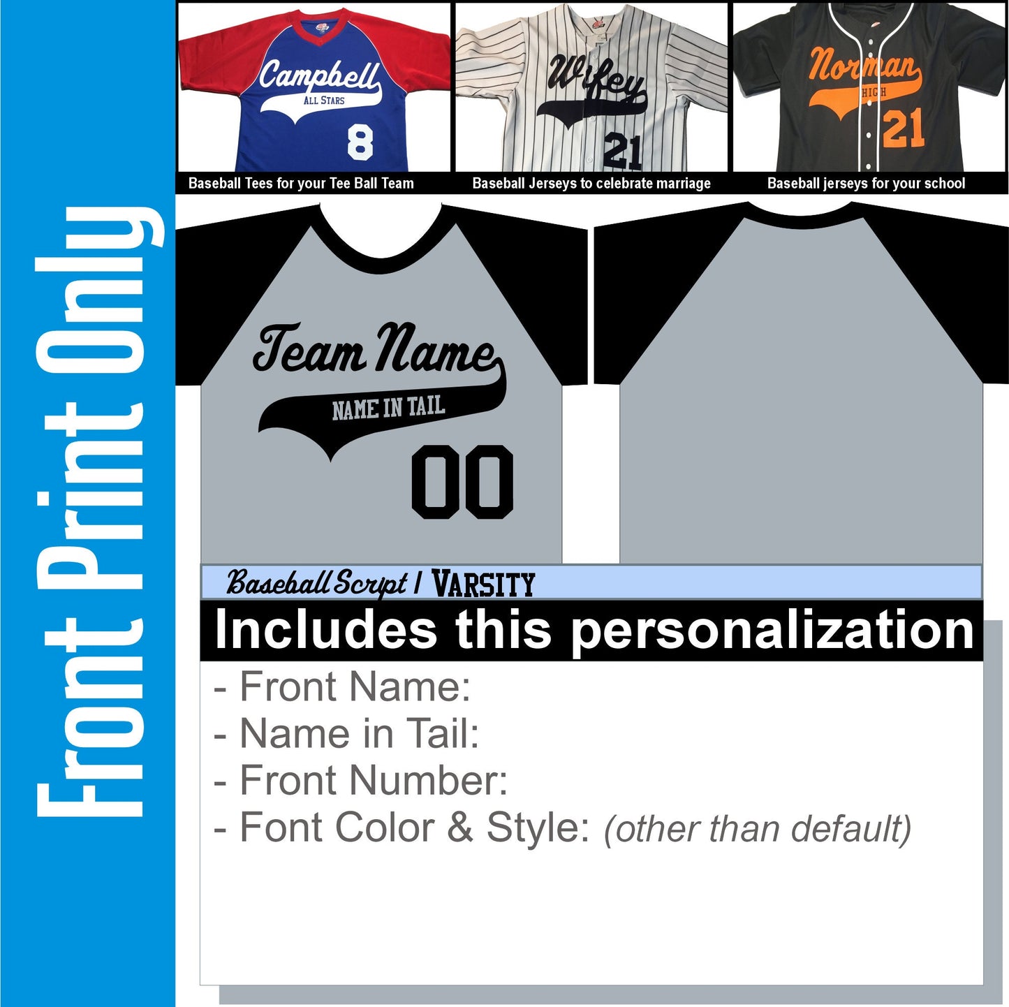 Personalized Baseball Raglan Color Block Tee Cotton Poly blend, Custom options for any budget , Team Name, Player Name, Player Numbers, Logo