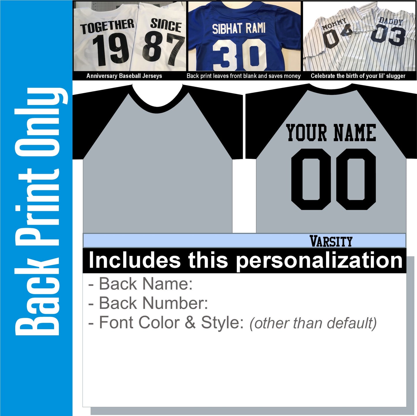 Personalized Baseball Raglan Color Block Tee Cotton Poly blend, Custom options for any budget , Team Name, Player Name, Player Numbers, Logo