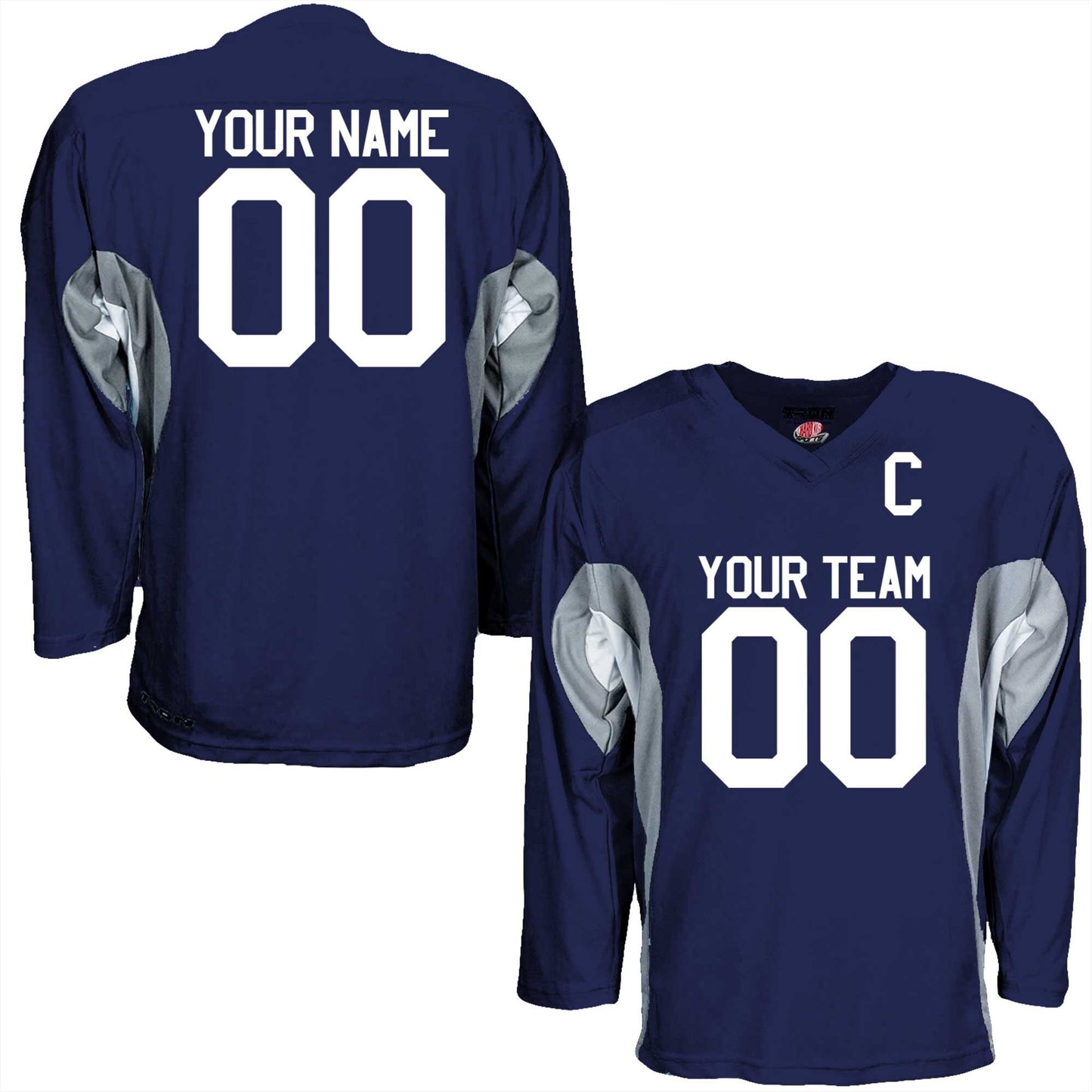 Customized Hockey Jersey Royal Blue, Scarlet Red, Navy Blue and White Options. Personalized for You