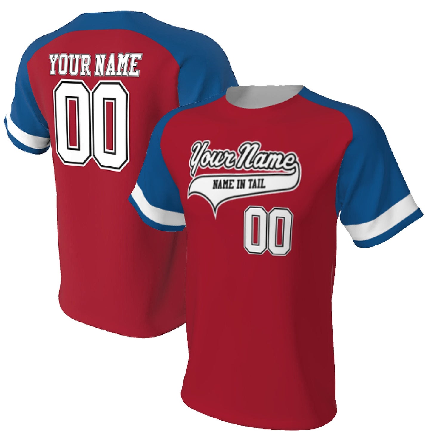 Custom 3-Color Baseball Jersey: Personalized Team Uniform