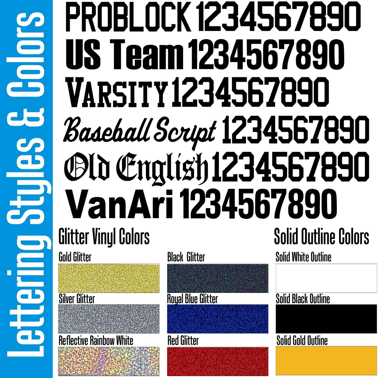 Purple Pro Style Blitz Fitted Shiny, Sparkly, Real Glitter Vinyl Gold Print, Customized Pro Block Names and Numbers, Solid Vinyl Outline