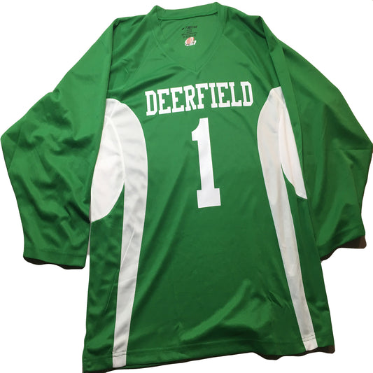 Custom Hockey Jersey Kelly Green and White Personalized with Your Team, Your Player Name and Player Numbers