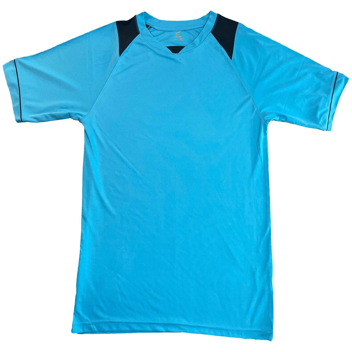 Attacker Men's Soccer Jersey, Moisture Wicking 2 Color Shoulder Trim Adult