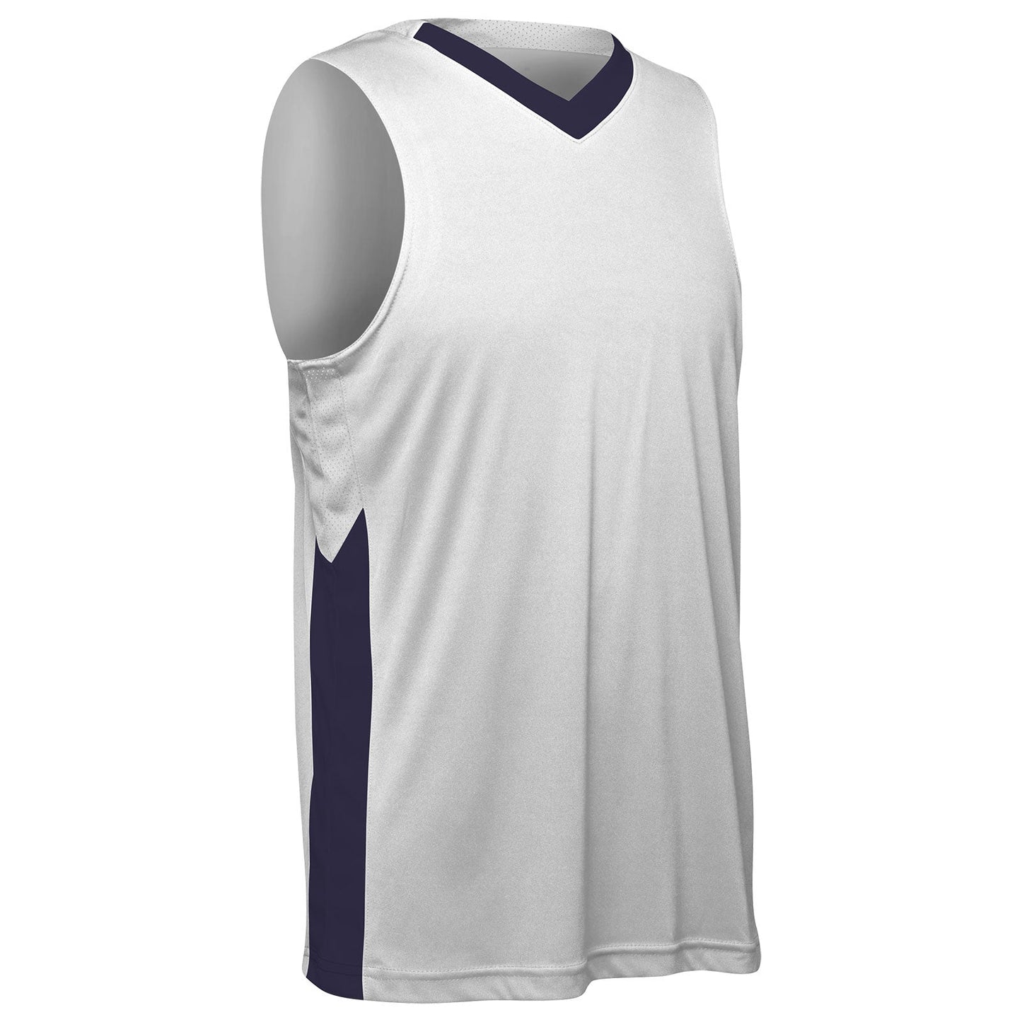 Icon 2 Color V-Neck Moisture Wicking Men's Basketball Jersey