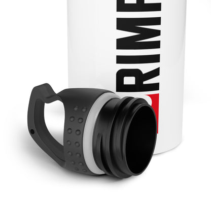 Rimpage Stainless Steel Water Bottle — Vertical Logo Sports Bottle