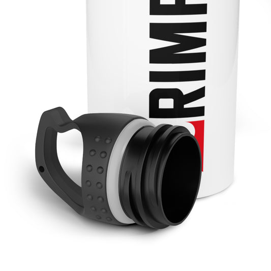Rimpage Stainless Steel Water Bottle — Vertical Logo Sports Bottle