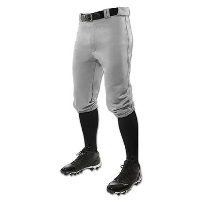 Knicker Knee Length Baseball Pant GREY BODY