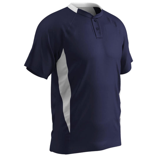 Clean-Up 2-Button 2-Color Moisture Wicking Jersey, Adult