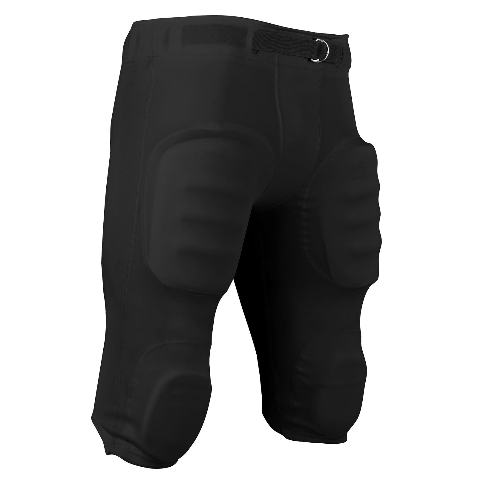 Double Knit Football Practice Pant With Pad Pockets BLACK BODY