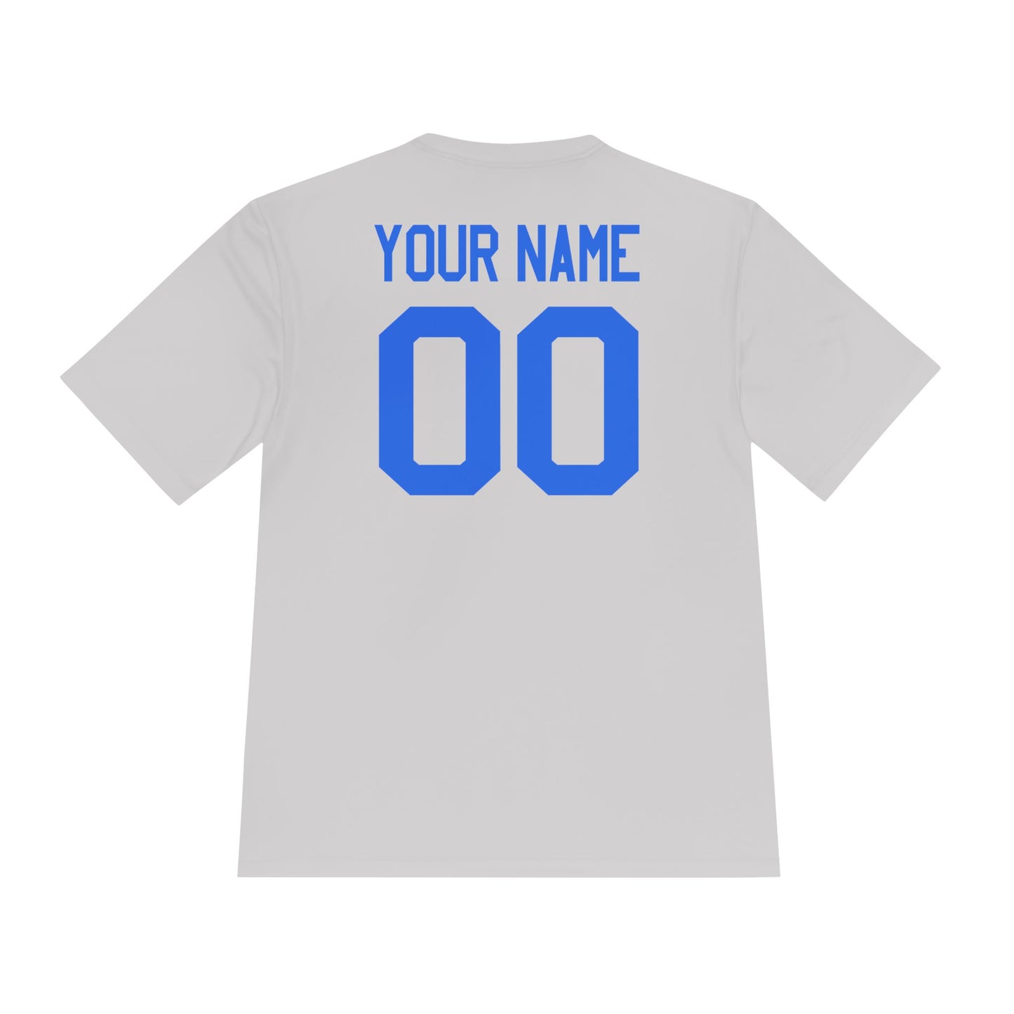 Custom Performance Sweden Soccer Shield Design Moisture Wicking T-Shirt Personalized with Your Name and Number in Your choice of colors