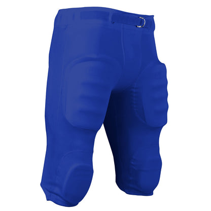 Double Knit Football Practice Pant With Pad Pockets ROYAL BODY