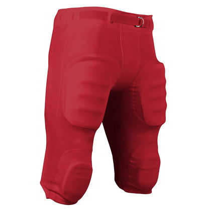 Double Knit Football Practice Pant With Pad Pockets SCARLET BODY