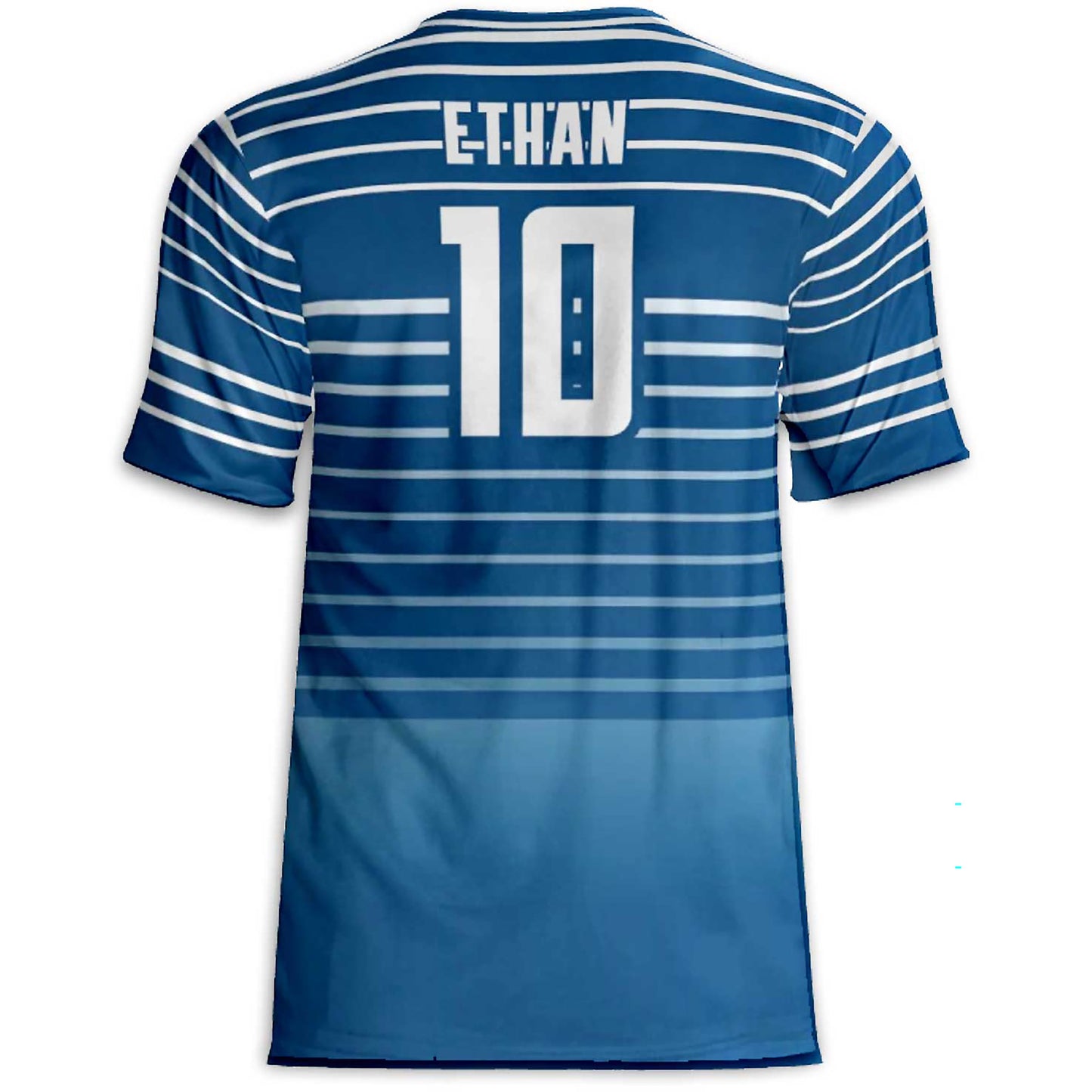 Custom Greece Soccer Jersey – Blue White Edition – Pro Look – Personalized Name and Number