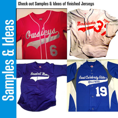Cardinal Red Baseball Jersey with White Braid Personalized with Team Baseball Logo with Tail, Player Name and Numbers
